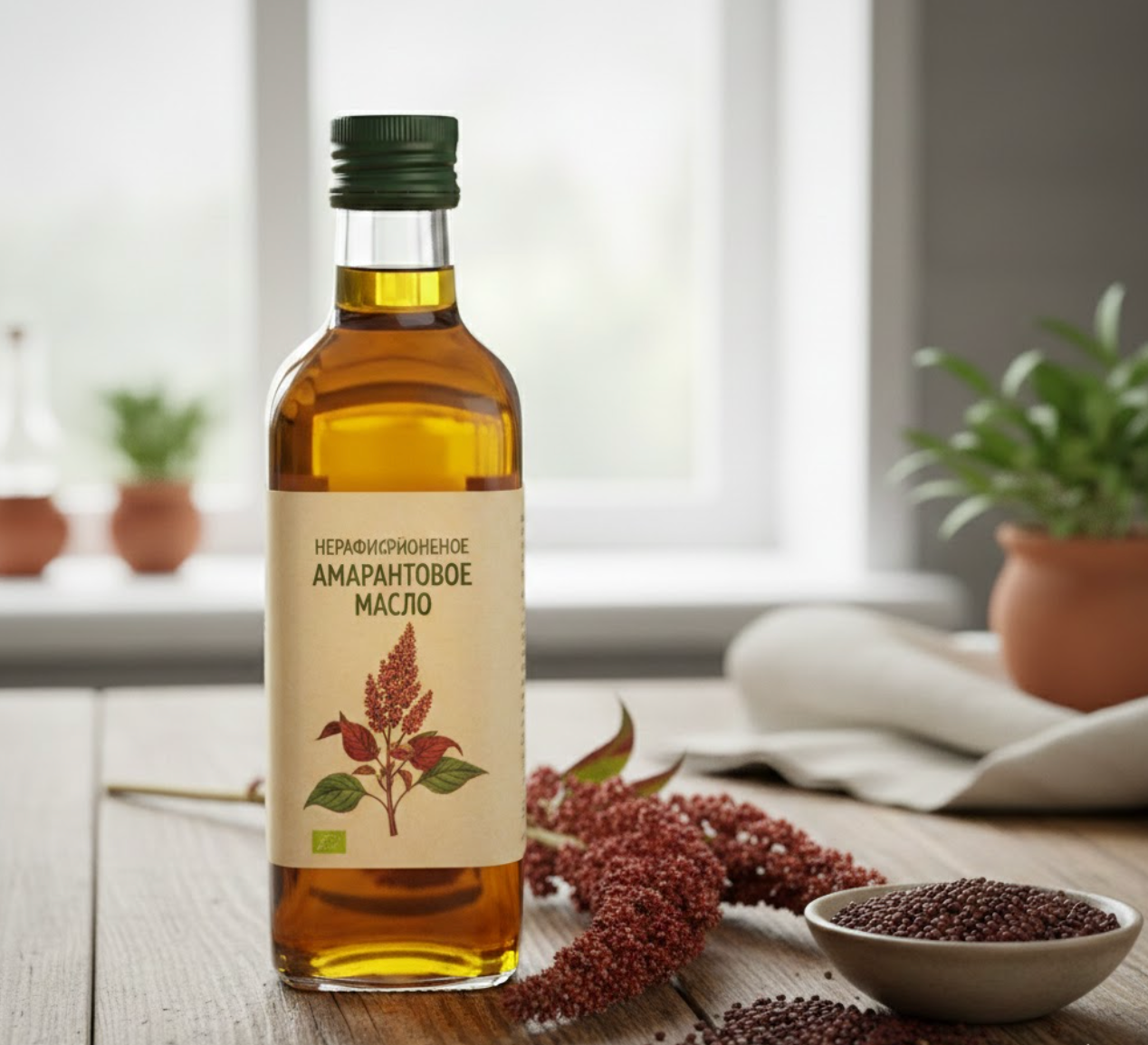 Утвержден новый ГОСТ на нерафинированное амарантовое масло